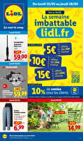Les bonnes affaires de la semaine chez Lidl Valable du 25 au 28 mai 2026