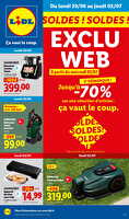 Les bonnes affaires de la semaine chez Lidl Valable du 29 juin au 02 juillet 2026