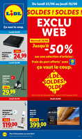 Les bonnes affaires de la semaine chez Lidl Valable du 22 au 25 juin 2026