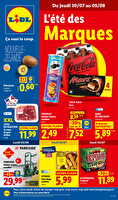 Les promos de la semaine chez Lidl Valable du 30 juillet au 05 août 2026