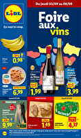 Les promos de la semaine chez Lidl Valable du 03 au 09 septembre 2026