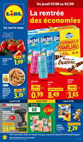 Les promos de la semaine chez Lidl Valable du 27 août au 02 septembre 2026