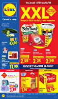 Les promos de la semaine chez Lidl Valable du 13 au 19 août 2026