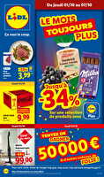 Les promos de la semaine chez Lidl Valable du 01 au 07 octobre 2026