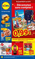 Les promos de la semaine chez Lidl Valable du 05 au 11 novembre 2026