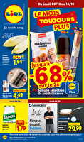 Les promos de la semaine chez Lidl Valable du 08 au 14 octobre 2026