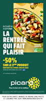 La rentrée qui fait plaisir des magasins Picard Valable du 24 août au 14 septembre 2025