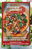 Tous vos produits picard pour préparer vos courses octobre 2025 des magasins Picard Valable du 15 septembre au 16 novembre 2025