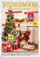 Catalogue décoration de noël des magasins Stokomani Valable du 29 octobre au 16 novembre 2025