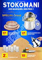 Pub spécial orient des magasins Stokomani Valable du 04 au 15 février 2026