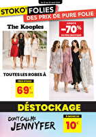 Catalogue textile des magasins Stokomani Valable du 15 au 22 avril 2026