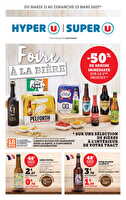 Foire à la bière des magasins Super U Valable du 11 au 23 mars 2025