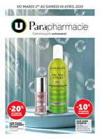 Parapharmacie chez Super U Valable du 01 au 20 avril 2025