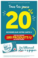 Ma sélection carte u mai chez Super U Valable du 05 mai au 01 juin 2025