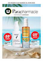 Parapharmacie chez Super U Valable du 03 au 22 juin 2025