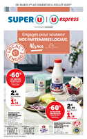 Engagés pour soutenir nos partenaires locaux alsace des magasins Super U Valable du 01 au 06 juillet 2025