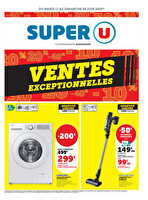 Ventes exceptionnelles chez Super U Valable du 17 au 29 juin 2025