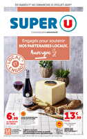 Engagés pour soutenir nos partenaires locaux auvergne chez Super U Valable du 01 au 13 juillet 2025