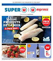 Spécial produits de la mer à prix bas ! des magasins Super U Valable du 11 au 15 juin 2025