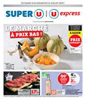 Le marché à prix bas ! chez Super U Valable du 08 au 13 juillet 2025