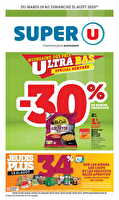 Quinzaine des prix ultra bas spécial rentrée chez Super U Valable du 19 au 31 août 2025