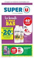 La beauté à prix bas chez Super U Valable du 02 au 14 septembre 2025