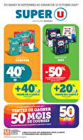 Les prix bas de la semaine chez Super U Valable du 30 septembre au 12 octobre 2025