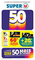 Les prix bas de la semaine chez Super U Valable du 16 au 28 septembre 2025