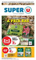 Jardin d'automne à prix bas des magasins Super U Valable du 23 septembre au 05 octobre 2025