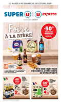 Foire à la bière des magasins Super U Valable du 14 au 26 octobre 2025