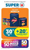 Les prix bas de la semaine chez Super U Valable du 14 au 19 octobre 2025