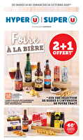 Foire à la bière des magasins Super U Valable du 14 au 26 octobre 2025