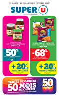 Les prix bas de la semaine chez Super U Valable du 07 au 19 octobre 2025