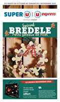 Spécial bredele petits gâteaux de noël chez Super U Valable du 28 octobre au 09 novembre 2025