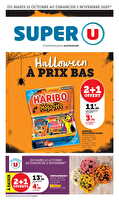 Les prix bas de la semaine des magasins Super U Valable du 21 octobre au 02 novembre 2025