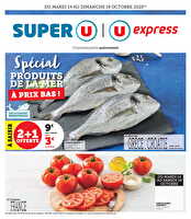 Spécial produits de la mer à prix bas ! des magasins Super U Valable du 14 au 19 octobre 2025