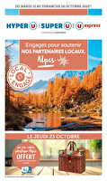 Engagés pour soutenir nos partenaires locaux alpes des magasins Super U Valable du 21 au 26 octobre 2025