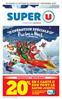 Prix bas de noël des magasins Super U Valable du 21 octobre au 07 décembre 2025