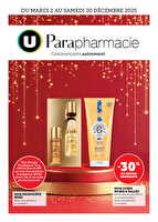 Parapharmacie des magasins Super U Valable du 02 au 20 décembre 2025