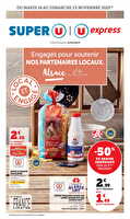 Engagés pour soutenir nos partenaires locaux alsace chez Super U Valable du 18 au 23 novembre 2025