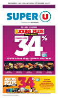 Les prix bas de la semaine chez Super U Valable du 02 au 14 décembre 2025