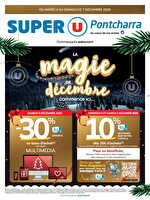 La magie de décembre commence ici ! des magasins Super U Valable du 02 au 07 décembre 2025