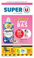 Les prix bas de la semaine chez Super U Valable du 14 au 26 avril 2026