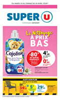 Les prix bas de la semaine chez Super U Valable du 14 au 26 avril 2026
