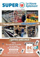 Venez redécouvrir votre super u ! des magasins Super U Valable du 20 mars au 18 avril 2026