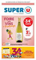 Les prix bas de la semaine des magasins Super U Valable du 28 avril au 10 mai 2026