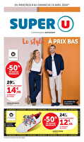 La mode à prix bas chez Super U Valable du 08 au 19 avril 2026