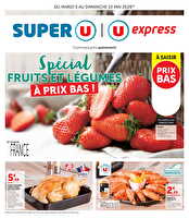 Le marché à prix bas chez Super U Valable du 05 au 10 mai 2026