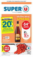 Les prix bas dans votre magasin chez Super U Valable du 12 au 24 mai 2026