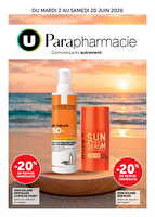 Parapharmacie des magasins Super U Valable du 02 au 20 juin 2026